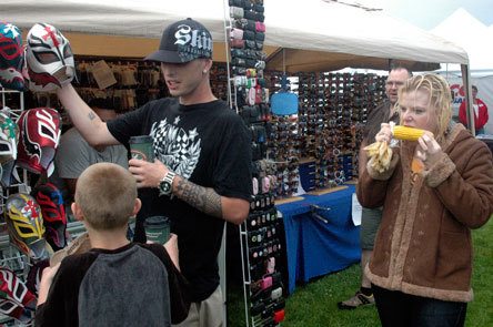 Market in the park