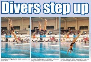 Divers step up in spotlight