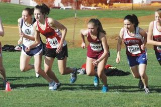 Senior Sarah Dunn turns in a 21:44 time at state for 64th place.