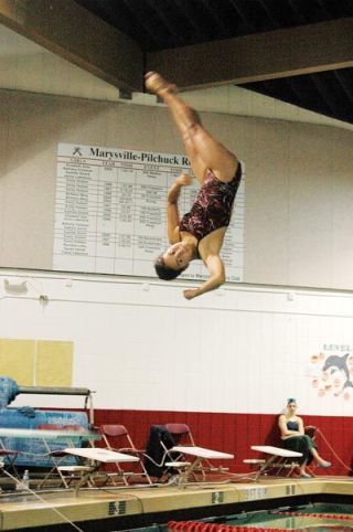 Freshman diver Marysa Eastman has wowed her coaches this season. Shes our blessing that landed in our lap at the end of September. In less than two months shes throwing 11 dives