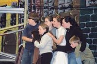 The Cratchit kids are Michael Schrank