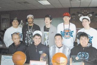 The 2006-07 Tulalip basketball team placed second at state in the Class 1B division. Back