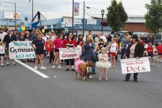 The Strawberry Festivals Kiddies Parade makes its way down State Avenue June 16.