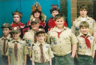 Webelos earn Arrow of Light