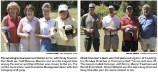 Chamber golf tournament enjoys glistening day on the course