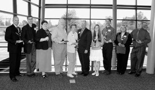 United Way Spirit Award winners for community involvement and philanthropy are pictured with United Way of Snohomish County president & CEO Carl Zapora