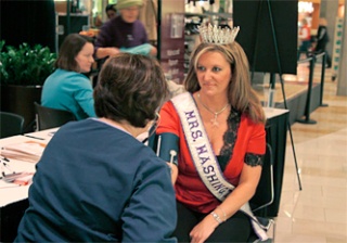 Marysville resident and Mrs. Washington 2009 DeAnna Emborski appears at the American Heart Association 'Go Red' Day