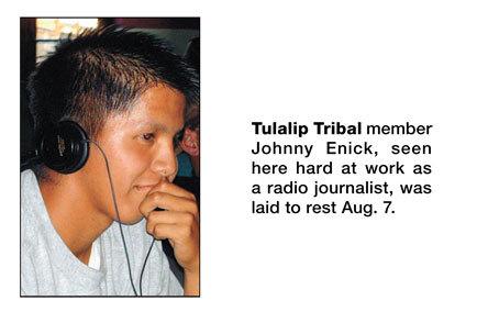 Tulalip Tribal member Johnny Enick