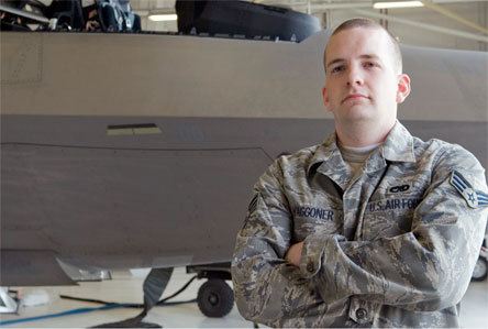 Air Force Senior Airman Christopher Waggoner is a weapons technician with the 3rd Aircraft Maintenance Squadron at Elmendorf Air Force Base in Alaska. Waggoner recently participated in a massive American military exercise called 'Northern Edge