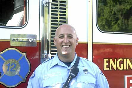 Marysville firefighter Trevor Trueax is now a paramedic as well.