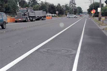 Cedar Avenue’s four lanes are being reduced to one lane heading northbound