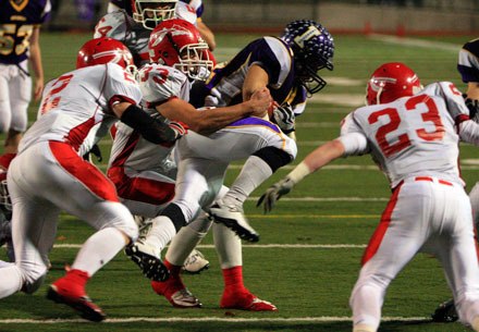 Senior Marysville-Pilchuck linebacker Myles Tarran