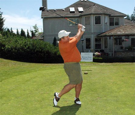 Chuck Trafton was one of the 144 golfers who turned out at Gleneagle Golf Course July 18 to raise funds for research and a cure for Usher syndrome.