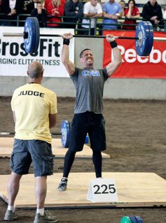 Marysville firefighter Noah Pester competes at the Northwest CrossFit Regionals Open Saturday