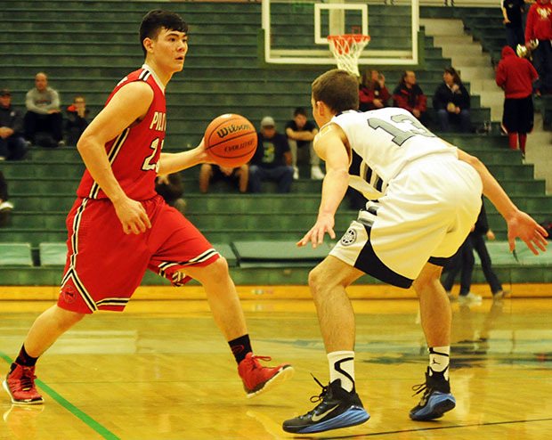 Marysville-Pilchuck's Michael Painter looks to pass.