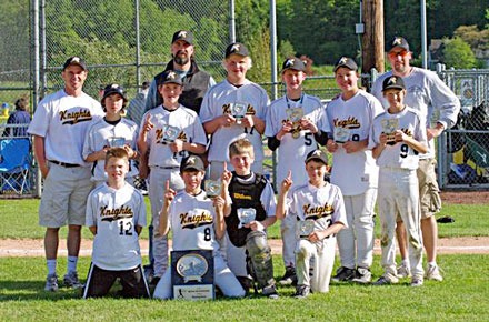 The Knights after winning the Kelso Invitational.