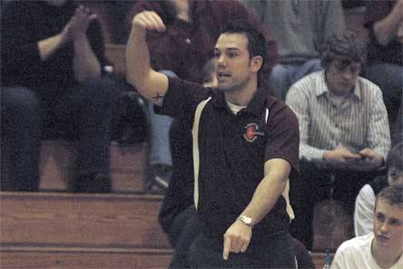 Lakewood coach Matt Hart sets his offensive strategy in overtime.