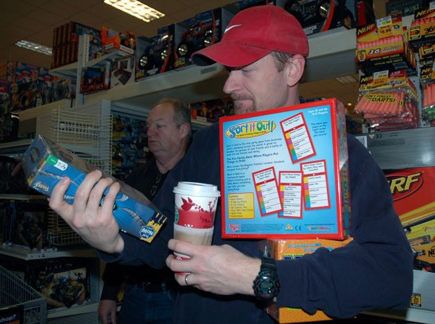 Smokey Point’s Mitch Rothenberger made a relatively late start to his Black Friday on Nov. 26 by arriving at the Marysville Fred Meyer shortly after 6 a.m. to buy family board games.