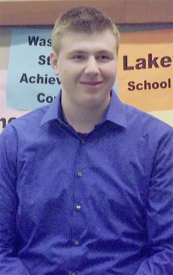 James Ueland is the Marysville School District's boy of the month.