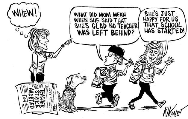 School Opens Again | WEEKLY CARTOON | Marysville Globe