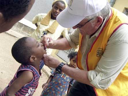 “We gave polio drops to children 5 years and younger