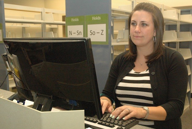 Marysville Library Children's Liaison Amanda Jackson will be serving library patrons from the library's large meeting room in its front lobby