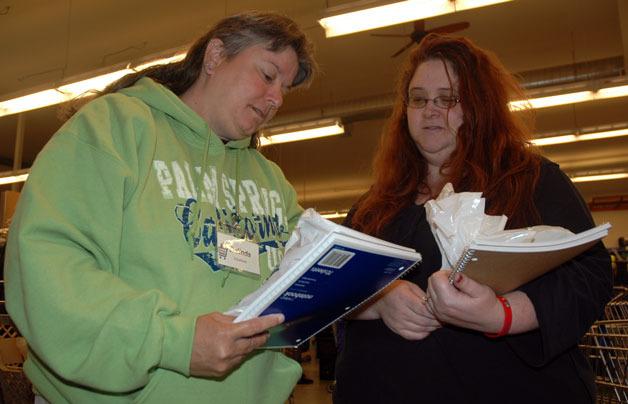 Marysville Community Food Bank volunteer Belinda Giloyd