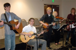 A Well-Known Stranger provides live music at John Koster’s campaign launch at the Medallion Hotel Tuesday