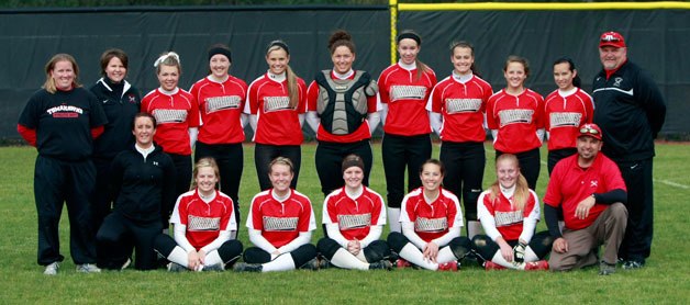 Members of the 2010-2011 Marysville-Pilchuck softball team which finished second at the Class 4A State Championship include