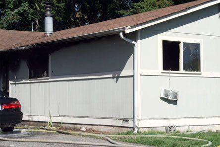 The damage caused by a Sept. 22 residential fire