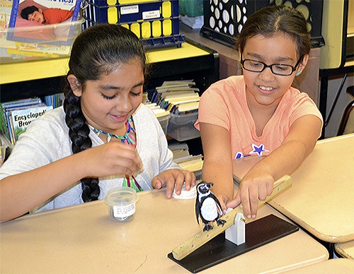 Sunnyside Elementary third-graders Ashmi Singh