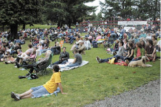 Beatles fans fill Jennings Park Friday