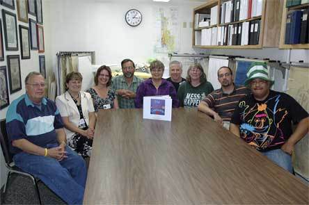 The Marysville Custodial Department Committee shows off “The Happy Custodian