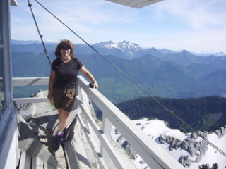 Marysville resident Leslie Lauer hasn’t yet made it the top of Mt. Rainer