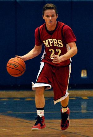 Marysville-Pilchuck’s Nick Henry during the last basketball game of his high school career