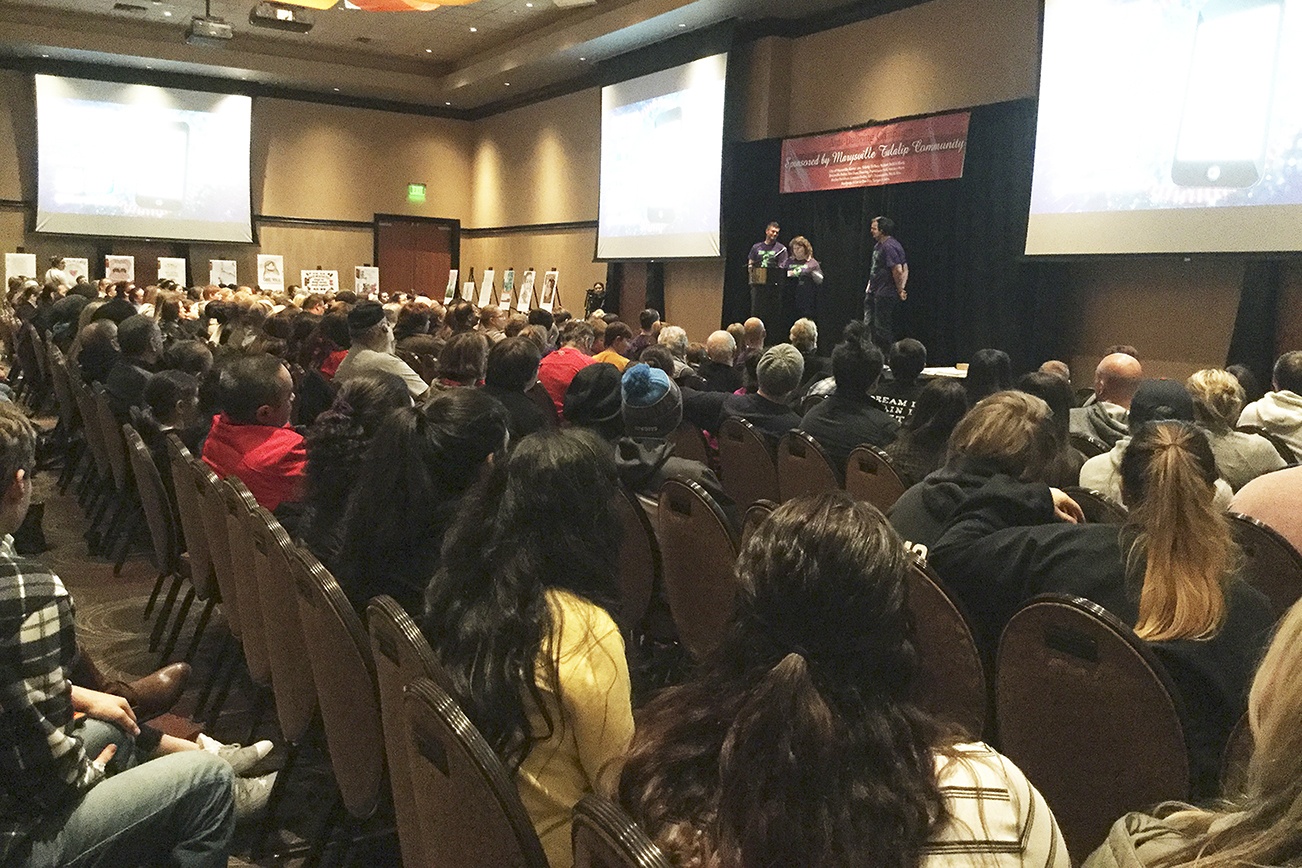 Ex-WWE champ brings powerful anti-bullying message to Marysville Tulalip students, families