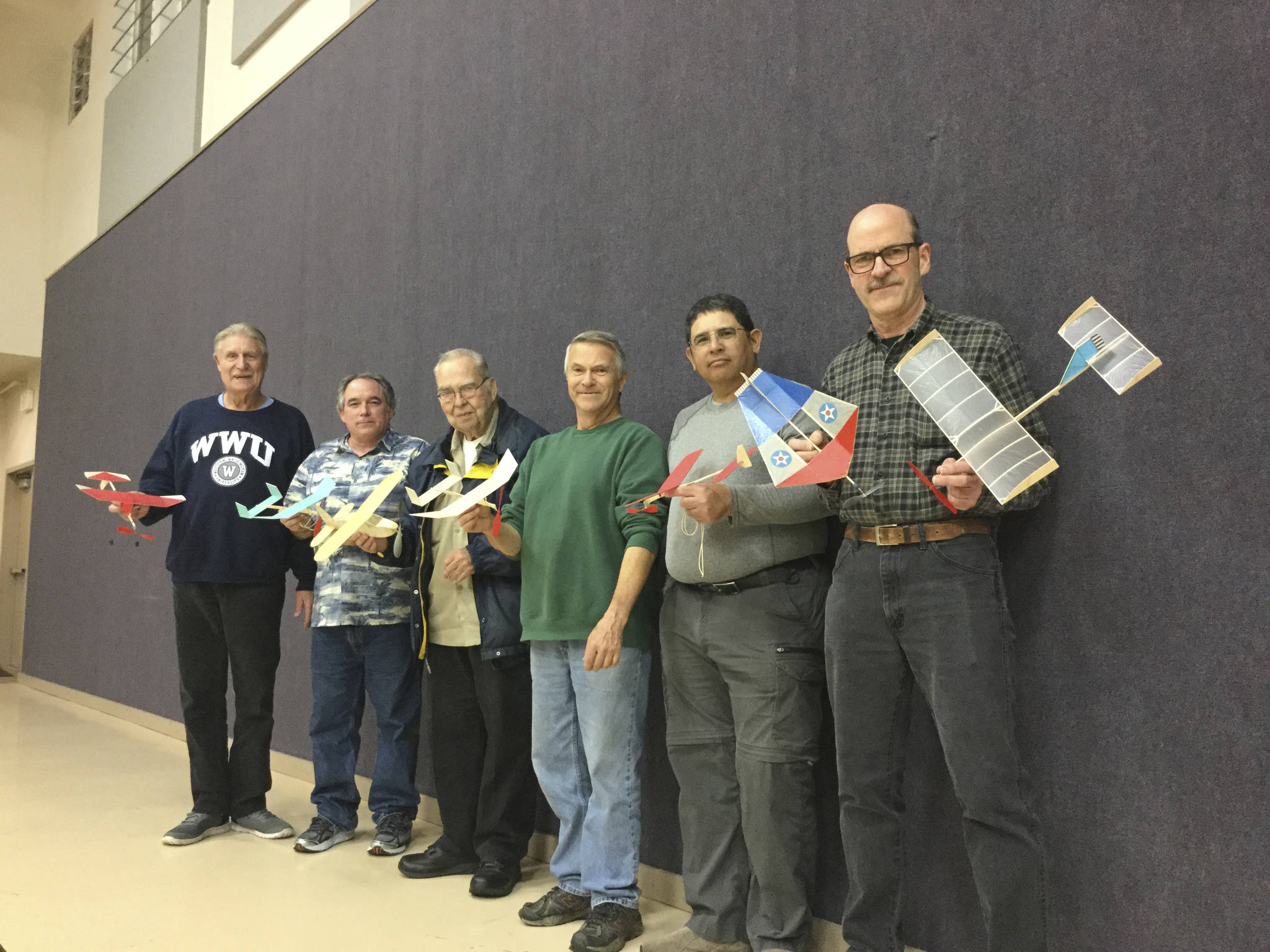 From left, Al Hjort, Brian Roberts, Keith Anacker, Neil Knutson, Bill Jung and Dave Higgins.